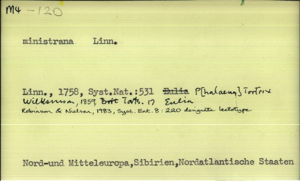 front of card